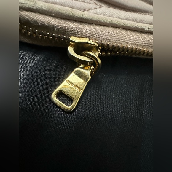 Miu Miu Quilted Leather Wallet - Picture 2 of 10